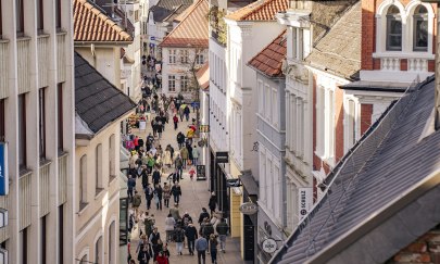 Blick in die Achternstraße in der Oldenburger Innenstadt.